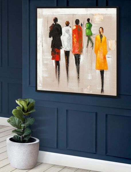 لوحة كنفاس فن تشكيلي