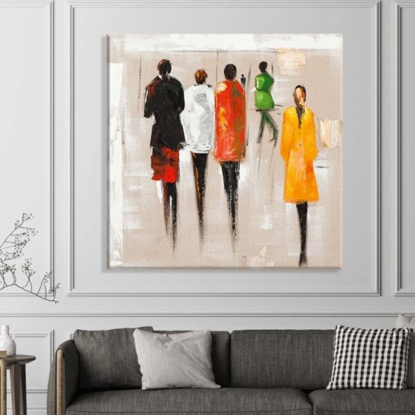 لوحة كنفاس فن تشكيلي