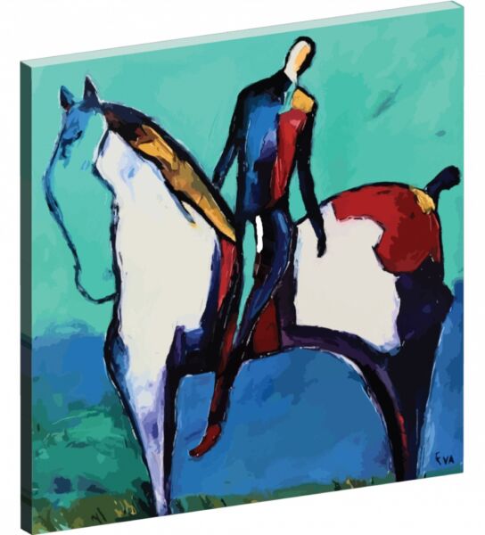 لوحة حصان تجريدي -