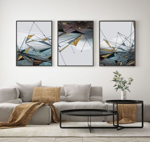 طقم لوحات 3 قطع مارشول