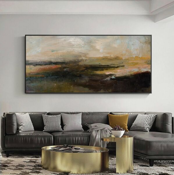 لوحة كنفاس تجريدية شيركو