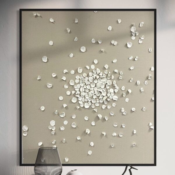 لوحة جدارية جبس البتلات