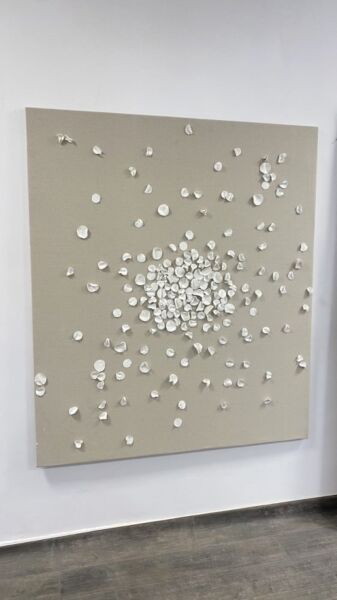 لوحة جدارية جبس البتلات