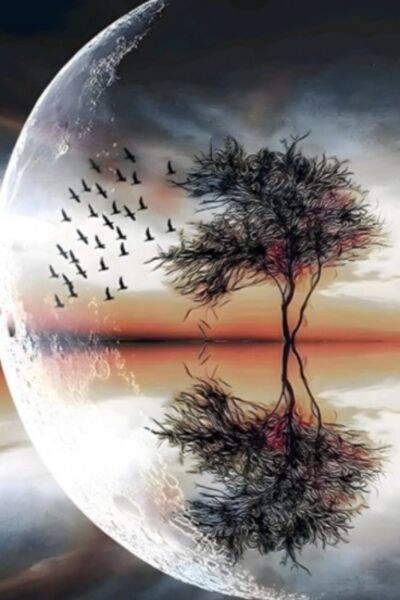 لوحة جدارية تجريدي زياش