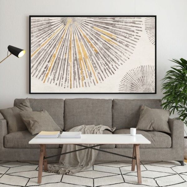 لوحه فنية فن تجريدي شعاع