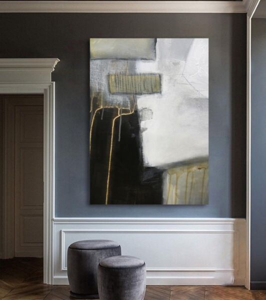 لوحة جدارية تجريدي نيجو