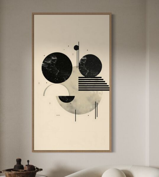 لوحة جدارية فنية مودرن - جمال الهندسة