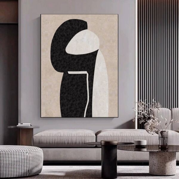 لوحة فن تجريدي مودرن راندي