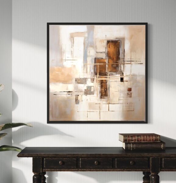 لوحة جدارية فنية مودرن بيلس - قماش كانفس