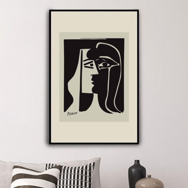 لوحة جدارية فنية قناع