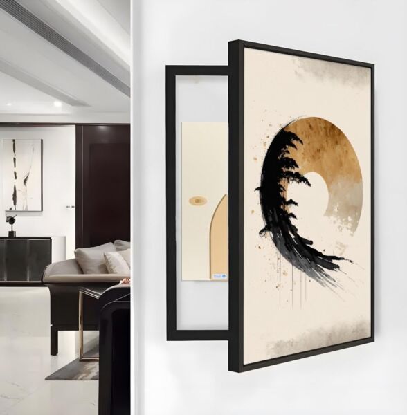 لوحة كانفس وندي - لتغطية طبلون الكهرباء