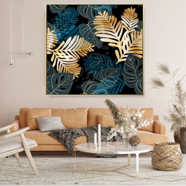 لوحة جدارية اوراق آشجار