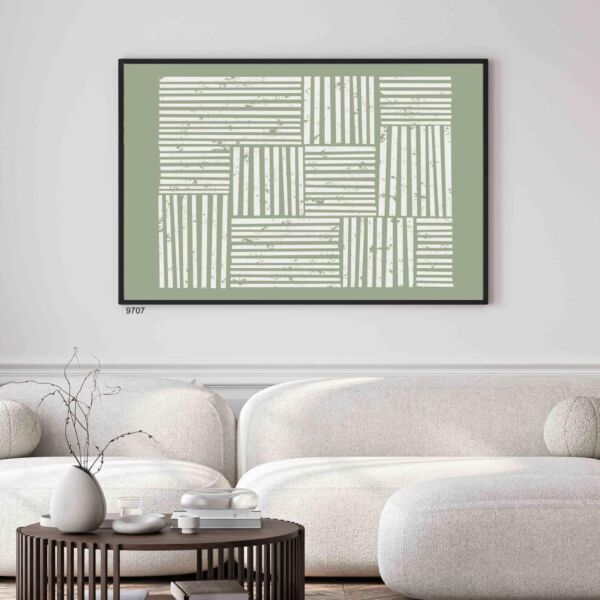 لوحة جدارية فنية مودرن - جولدن بتلز