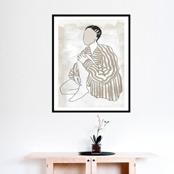 لوحة جدارية فنية سكون