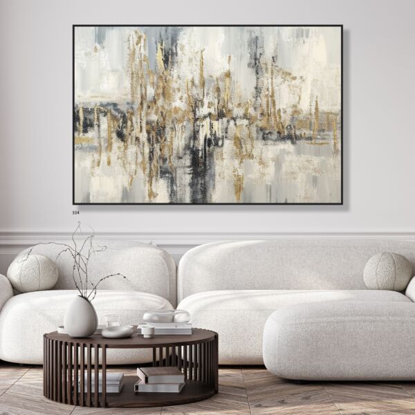 لوحة جدارية فنية مودرن - جولدينا بتلز