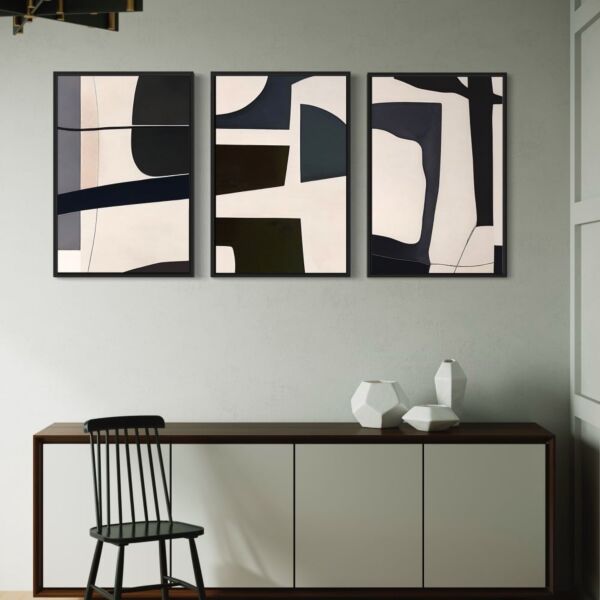 طقم لوحات 3 قطع جدارية يولي