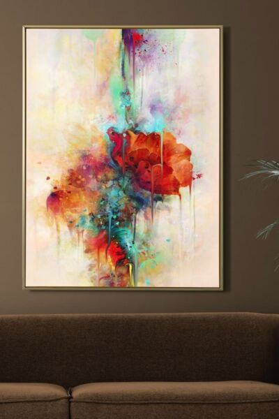 لوحة جدارية تجريدي - للفنان فاسيلي كاندينسكي