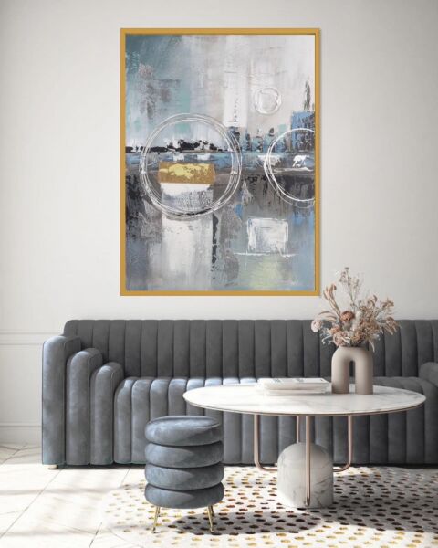 لوحة جدارية تجريدي اري