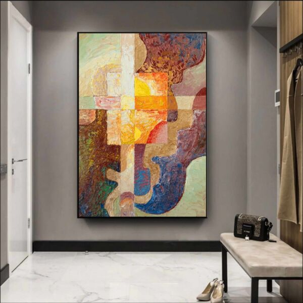 لوحة جدارية تجريدي رايان - للفنان Alex Zuber