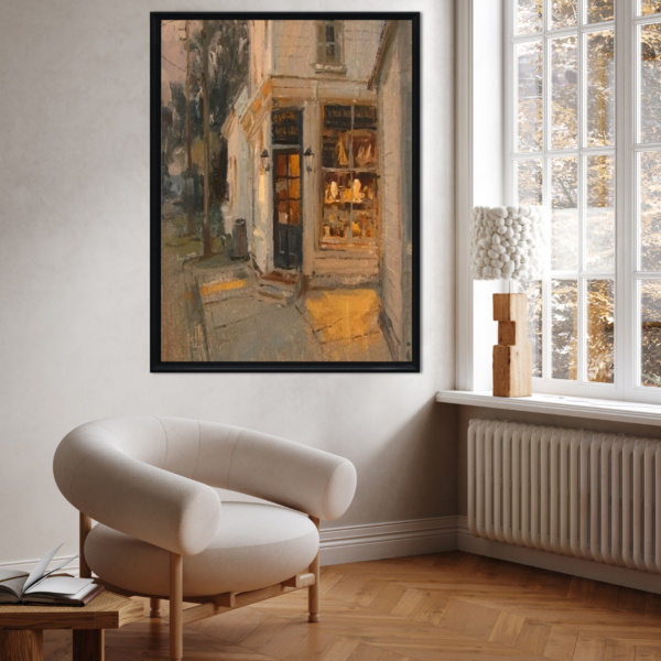 لوحة فنية طباعة كانفس عمل يدوي البرت 200×100 