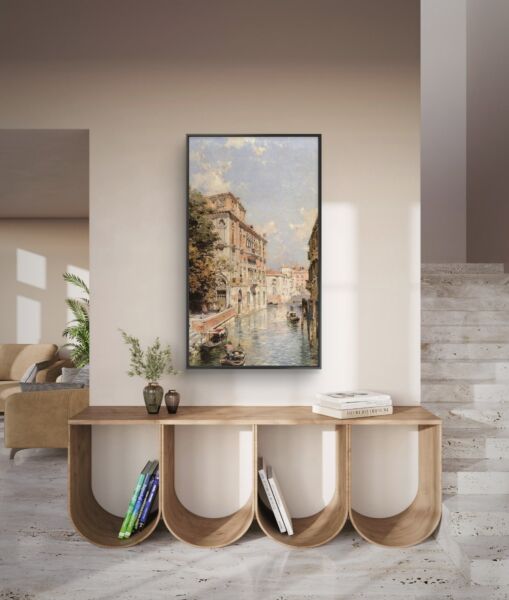 لوحة فنية طباعة كانفس عمل يدوي السا 200×100 