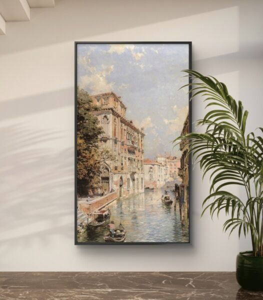 لوحة فنية طباعة كانفس عمل يدوي السا 200×100 