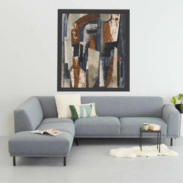 لوحة فنية طباعة كانفس عمل يدوي ايلا 200×100 