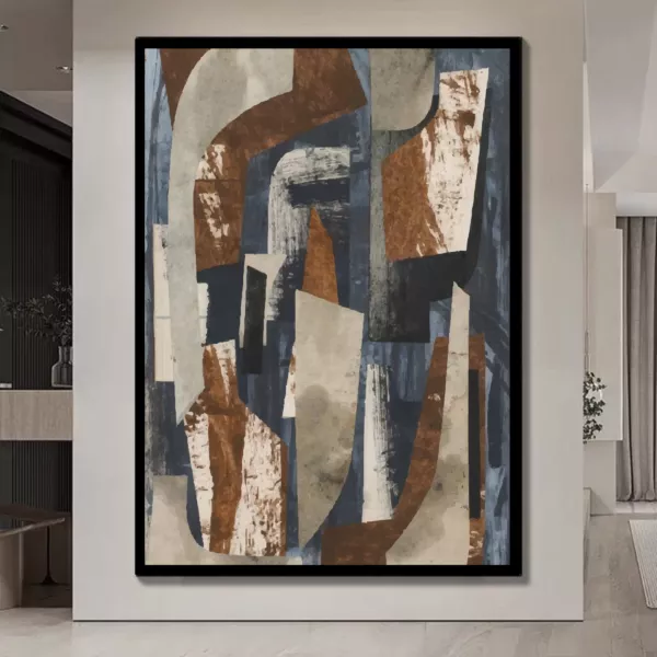 لوحة فنية طباعة كانفس عمل يدوي ايلا 200×100 