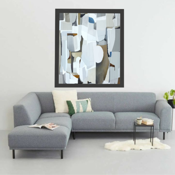 لوحة فنية طباعة كانفس عمل يدوي كوستا 70×120