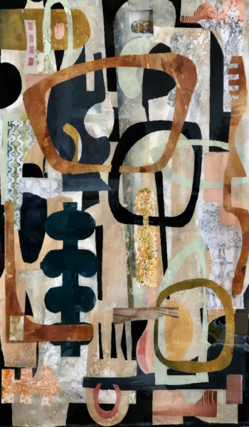 لوحة فنية طباعة كانفس عمل يدوي كايهان 70×120