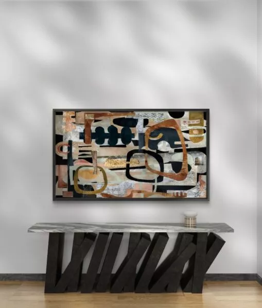 لوحة فنية طباعة كانفس عمل يدوي كايهان 70×120