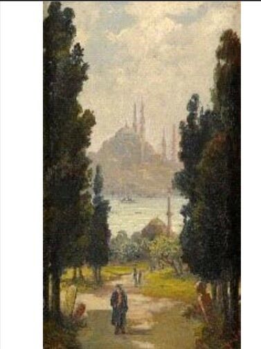 لوحة فنية طباعة كانفس عمل يدوي شينزول 200×100 