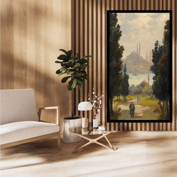 لوحة فنية طباعة كانفس عمل يدوي شينزول 200×100 