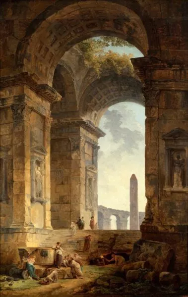 لوحة فنية طباعة كانفس عمل يدوي شيرو 70×120