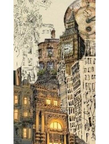 لوحة فنية طباعة كانفس عمل يدوي شينزولا 200×100 