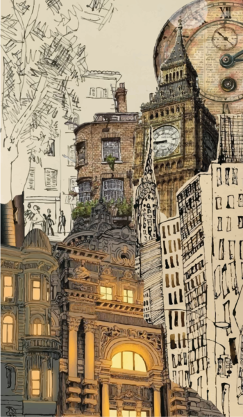 لوحة فنية طباعة كانفس عمل يدوي شينزولا 200×100 