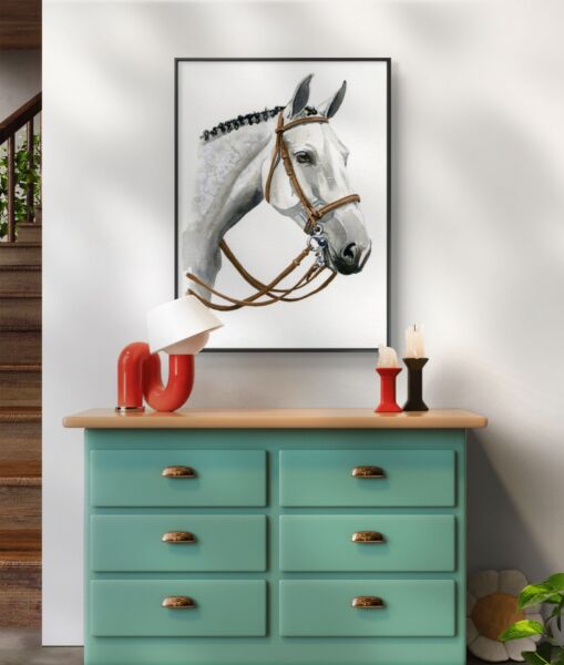 لوحة فنية طباعة كانفس عمل يدوي بيلا 70×120 