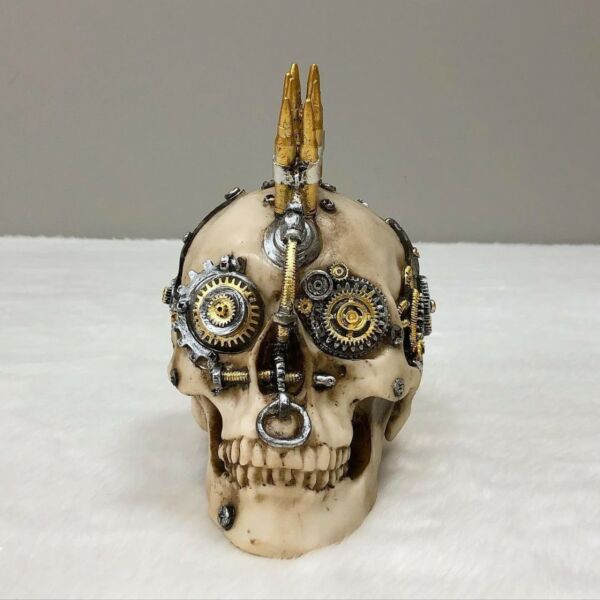 ديكور جمجمة محارب سيراميك كبيرة