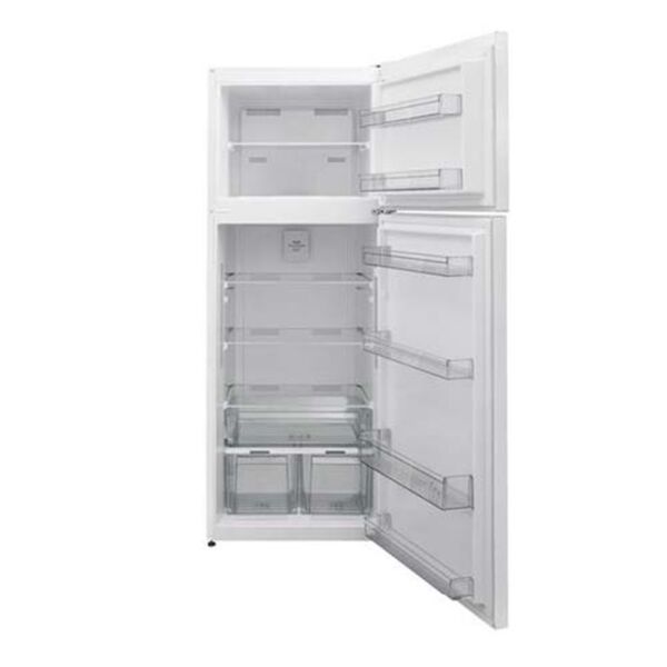 ثلاجه و فريزر باوماتيك علوي 70سم فري ستاند مع مانع الصقيع انفرتر كمبروسور سعة 478 لتر - فضي