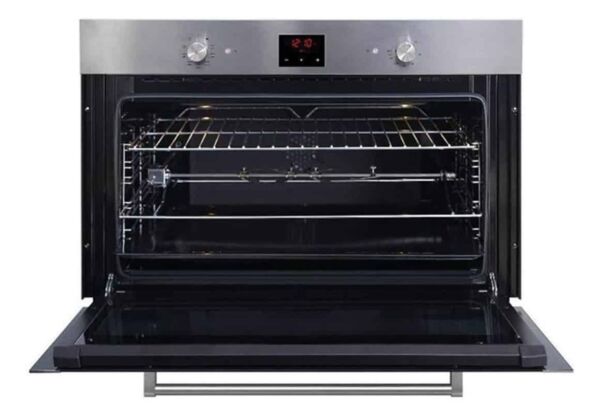 فرن كهرباء باوماتيك 90 سم مدمج - بلت ان - مع 9 وظائف طهي و سعة كبيرة 125 لتراً - ستانلس ستيل