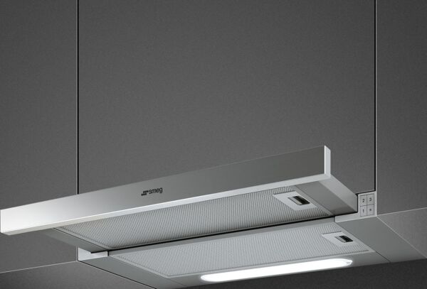 شفاط سميج مدمج - بلت ان - شبه متكامل داخل كابينه قوة شفط 304 متر مكعب - ساعة - فضي