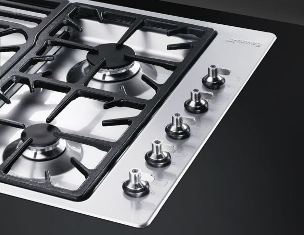 سطح غاز سميج 90 سم مدمج - بلت ان - 5 عيون مع حوامل ثقيله - ستيل