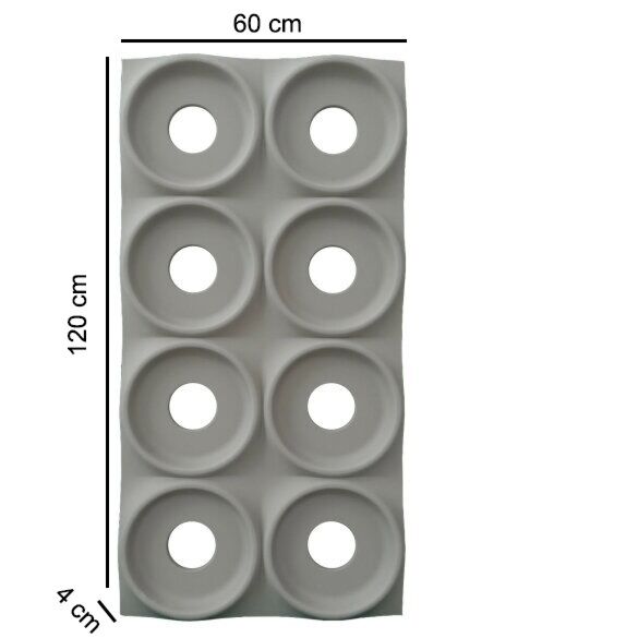 ديكور جداري ايز - رمادي