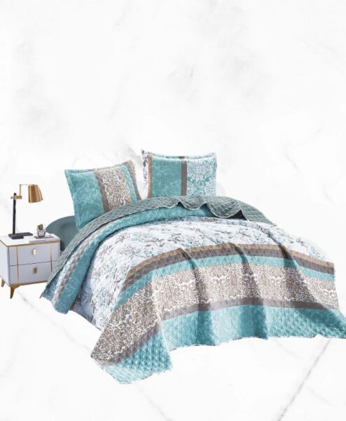 طقم لحاف كينغ مينا 4 قطع مشجر