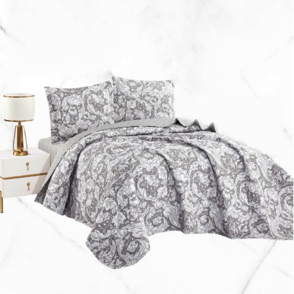 طقم لحاف كينغ كاتي 4 قطع مشجر