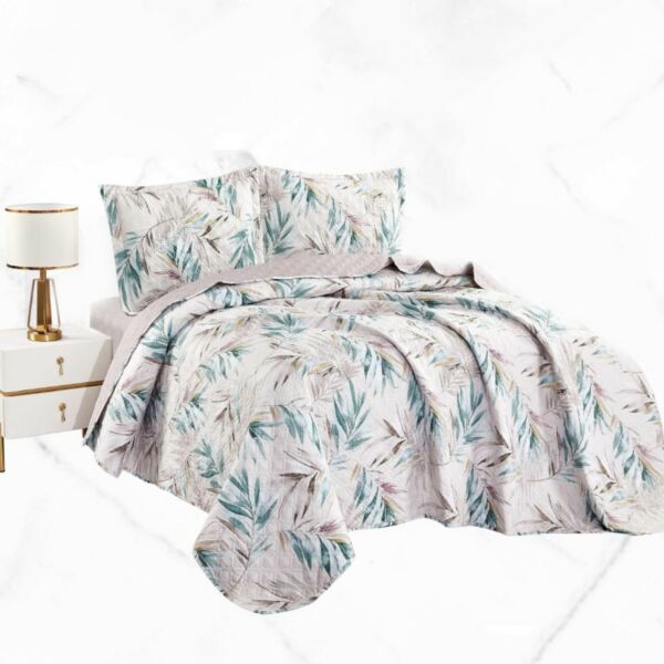 طقم لحاف كينغ ويندي 4 قطع مشجر