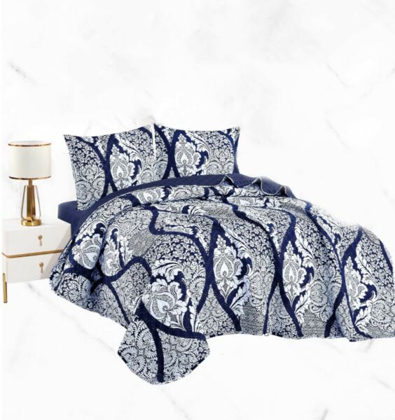 طقم لحاف كينغ شاين 4 قطع مشجر