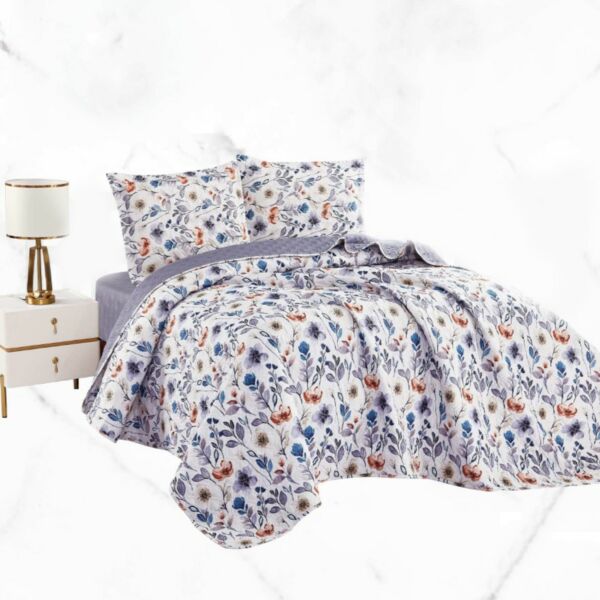 طقم لحاف كينغ جورجيس 4 قطع مشجر