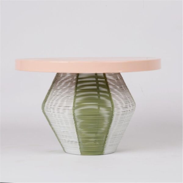 حامل كيك من ميموسا - بيج واخضر