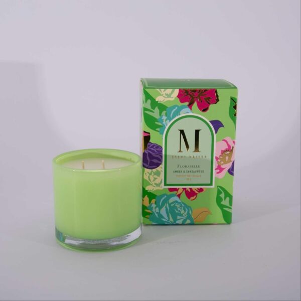 شمعة معطرة الاسكا حجم متوسط - اخضر